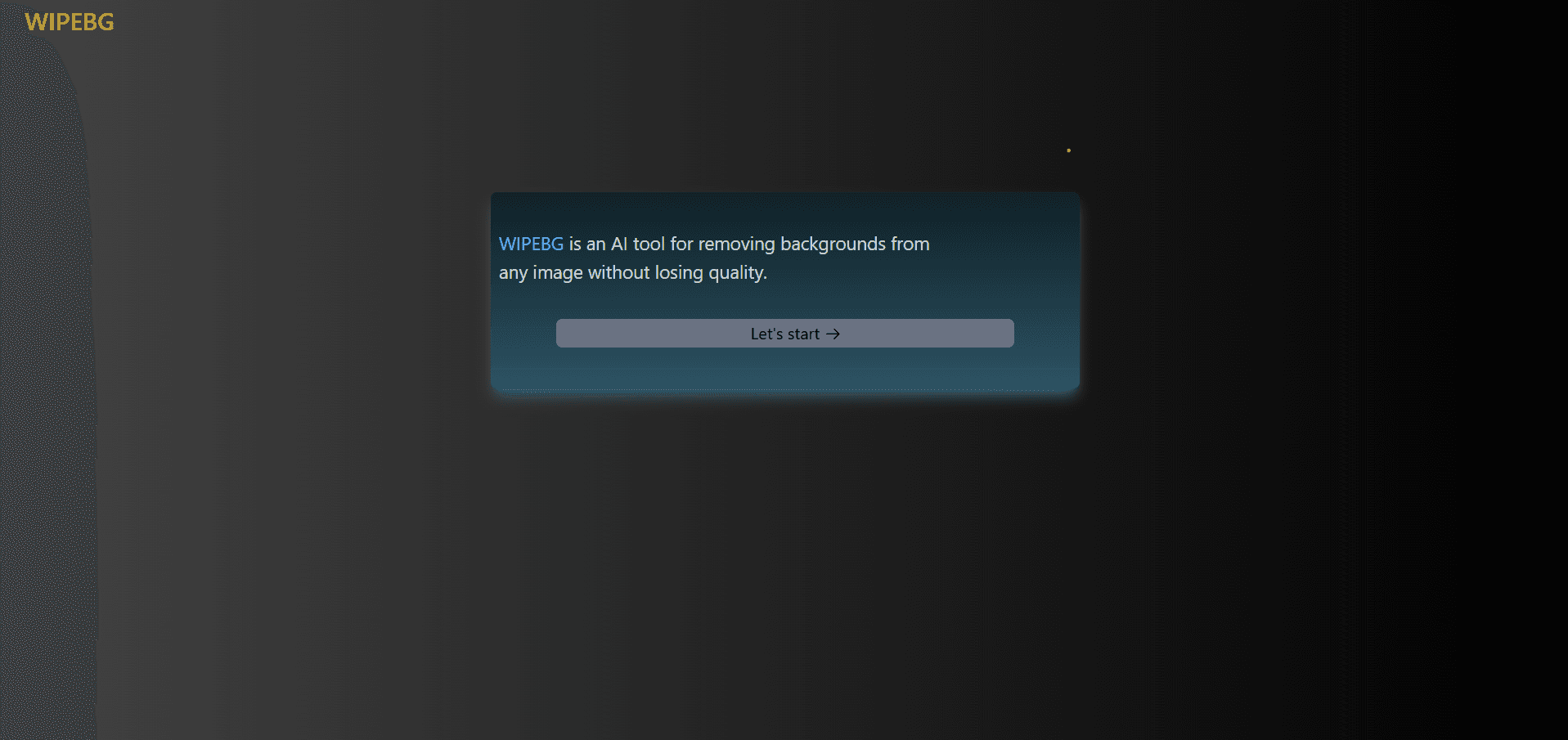 WipeBg project screenshot